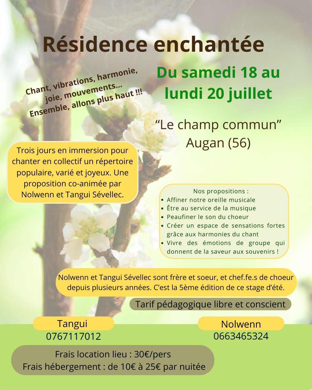 Résidence en-chantée de l'été ! (1)